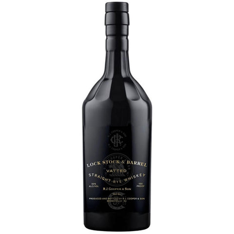 Vatted Straight Rye Whiskey Complex Blend 750ML Lock Stock & Barrel