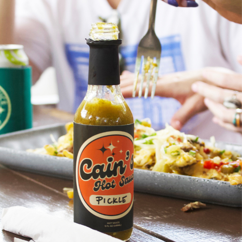 Cain’s Pickle Hot Sauce Tangy Jalapeño Habanero Hot Sauce Cain’s
