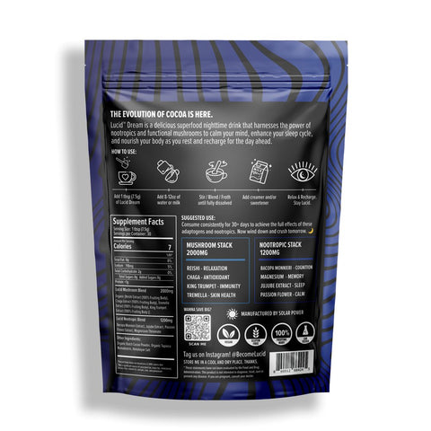 Lucid High Potency Mushroom and Nootropic Stack Supplement