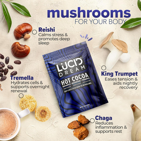 Lucid High Potency Mushroom and Nootropic Stack Supplement