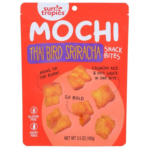 Thai Bird Sriracha Mochi Snack Bites 3.5 oz Sun Tropics