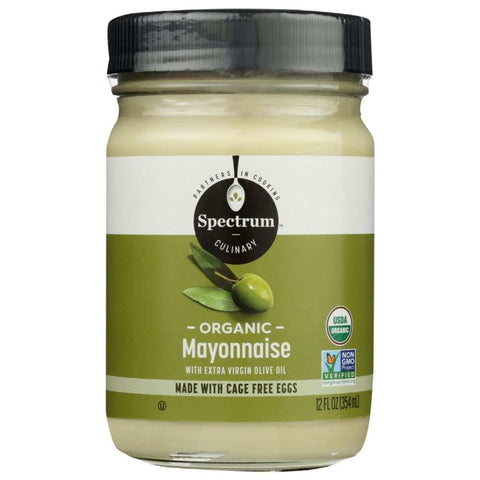 Organic Olive Oil Mayonnaise 12 oz Spread Spectrum NATURALS