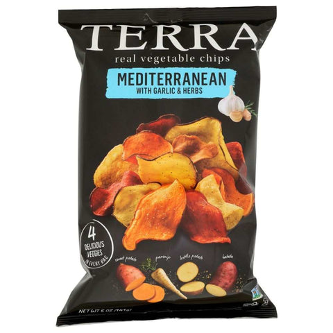 Mediterranean Garlic & Herbs Chips Snack TERRA CHIPS