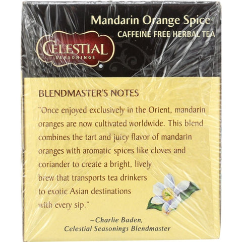 Mandarin Orange Spice Herbal Tea 20 Bag Celestial Seasonings
