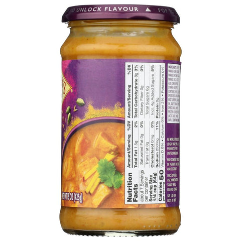 Mango Curry Simmer Sauce 15 oz Patak's