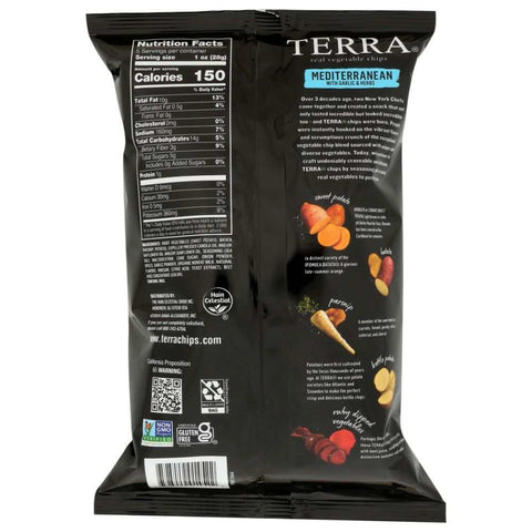 Mediterranean Garlic & Herbs Chips Snack TERRA CHIPS