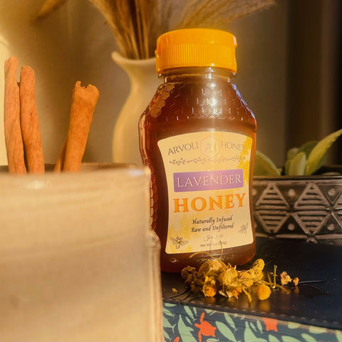 Honey Lavender Infused Honey Bottles 8 oz 12 Pack Arvoli