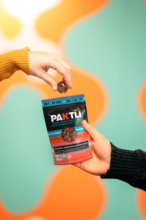 Extra Dark Chocolate Cranberries Cashews Alegria Bites Organic Mexican