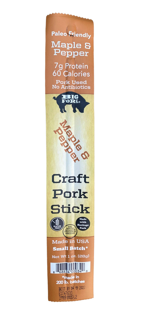 Craft Pork Snack Stick Collection 60 Sticks Total Big Fork Brands