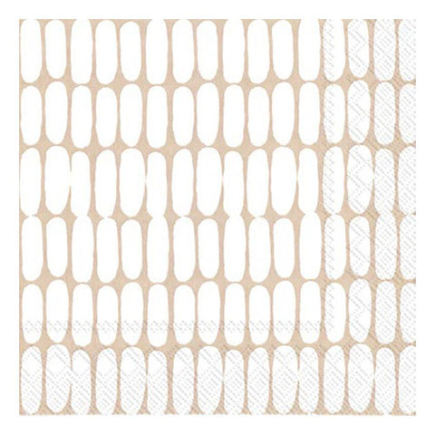 Alku Linen Cream Paper 3-Ply Napkins 20CT Marimekko