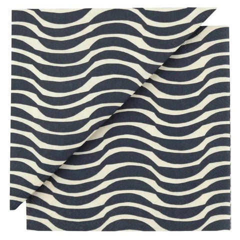 Palko Cream Blue Paper 3-Ply Napkins 20CT Marimekko