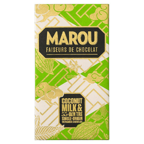 Coconut Milk & Ben Tre Mini Chocolate Bar 55% Marou