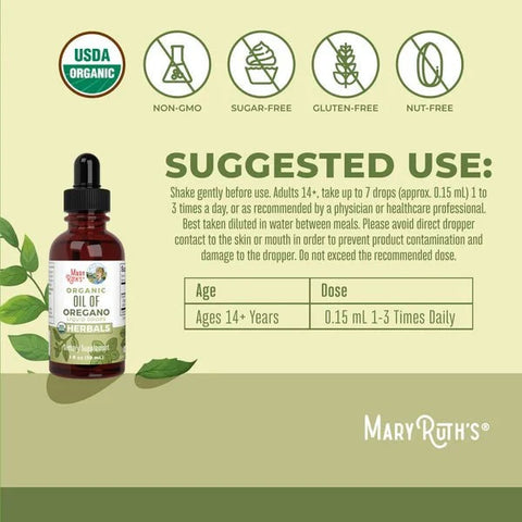 Mary Ruth's Oil of Oregano Herbal Drops