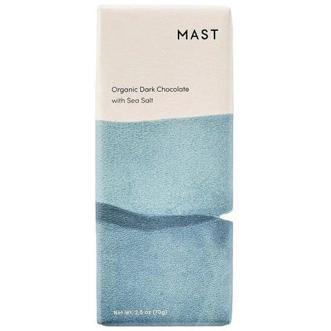 Organic Dark Chocolate 70% with Sea Salt Mast 2.5OZ