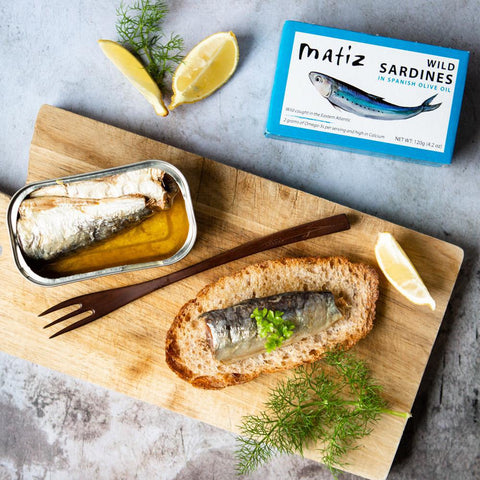 Wild Sardines in Spanish Olive Oil 120G Matiz Espana