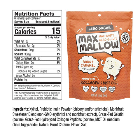 Burnt Caramel Sugar-Free Marshmallow Max Sweets
