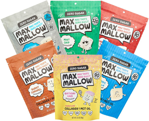 Collagen Mallow Variety Bundle 6 Pack Max Sweets