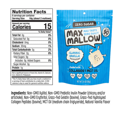Collagen Mallow Variety Bundle 6 Pack Max Sweets