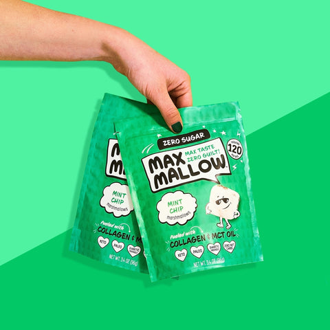 Mint Chip Sugar-Free Marshmallow Keto Low Carb Diabetic Friendly Max Sweets