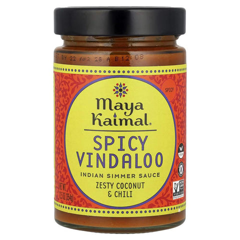 Spicy Vindaloo Indian Simmer Sauce 12.5OZ Maya Kaimal
