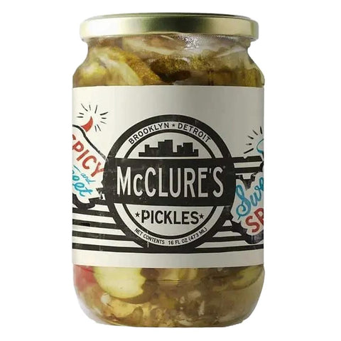 Sweet & Spicy Crisp Pickles 16OZ McClure's