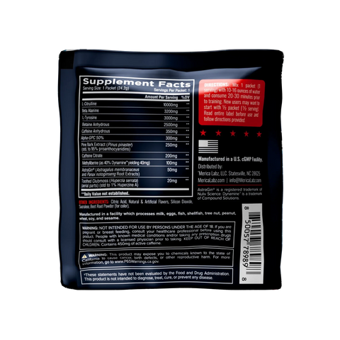 Merica Labz F-TYRANNY Pre Workout (Strawberry Lemonade) Sampler Pack
