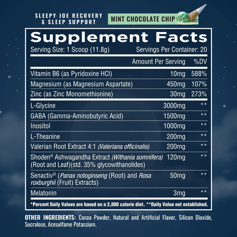 Merica Labz Sleepy Joe - Sleep & Recovery Formula