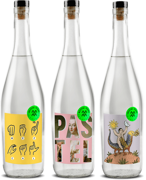 Mezcal Amaras Verde Smoky Mezcal Espadin 750ML