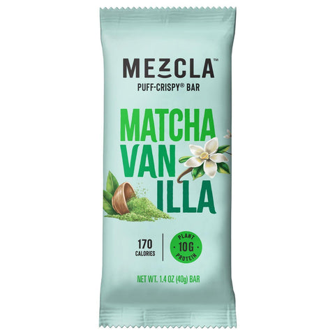 Matcha Vanilla Plant-Based Protein Bar 40G Mezcla