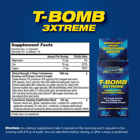 MHP T-Bomb 3xTreme 168 Caps