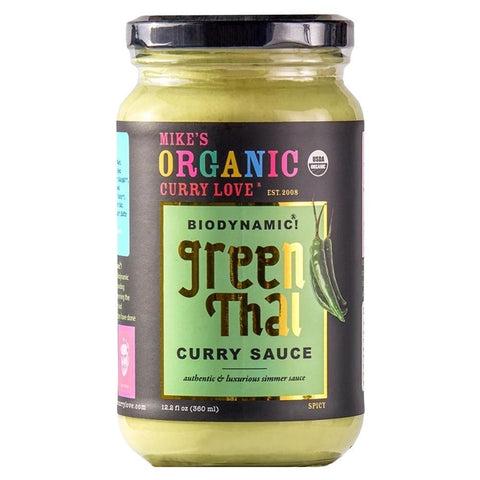 Organic Green Thai Curry Sauce 360ML Mike's Organic Curry Love