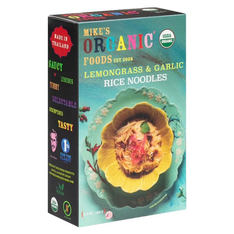Lemongrass & Garlic Rice Noodle Mike's Organic Curry Love 5.6OZ
