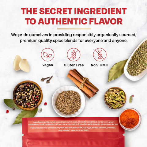 Indian Spice Blend Set 3 Beginner-Friendly Indian Dinners moji masala®