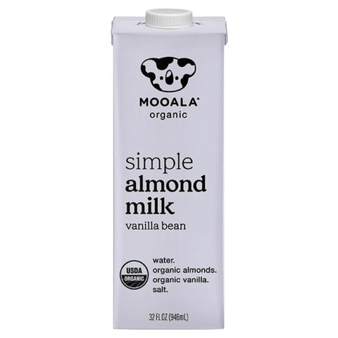 Almond Milk Simple Vanilla Bean 32OZ Mooala