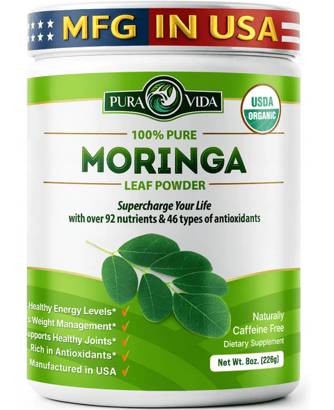 USDA Organic Moringa Leaf Powder 8 oz