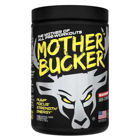 Bucked Up Mother Bucker Pre-Workout | 400mg Caffeine for Extreme Energy, Focus & Pumps