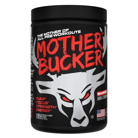 Bucked Up Mother Bucker Pre-Workout | 400mg Caffeine for Extreme Energy, Focus & Pumps
