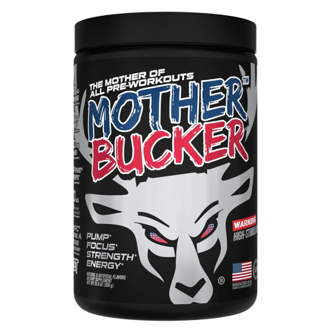 Bucked Up Mother Bucker Pre-Workout | 400mg Caffeine for Extreme Energy, Focus & Pumps