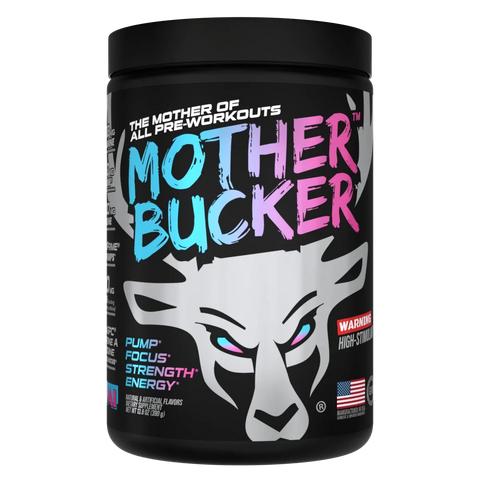 Bucked Up Mother Bucker Pre-Workout | 400mg Caffeine for Extreme Energy, Focus & Pumps