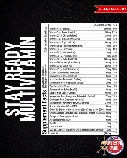 Multivitamin 60 Servings Stay Ready