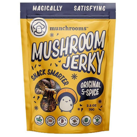 Original 5-Spice Mushroom Jerky 2.5OZ Munchrooms