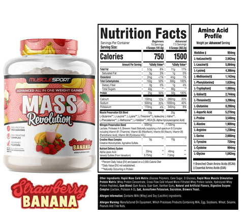 Muscle Sport Mass Revolution 6 Lbs