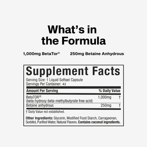 Muscletech Clear Muscle Liquid HMB -42 Liquid Softgels