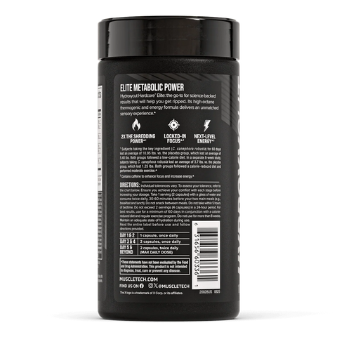 Muscletech Hydroxycut Hardcore Elite 100 Capsules