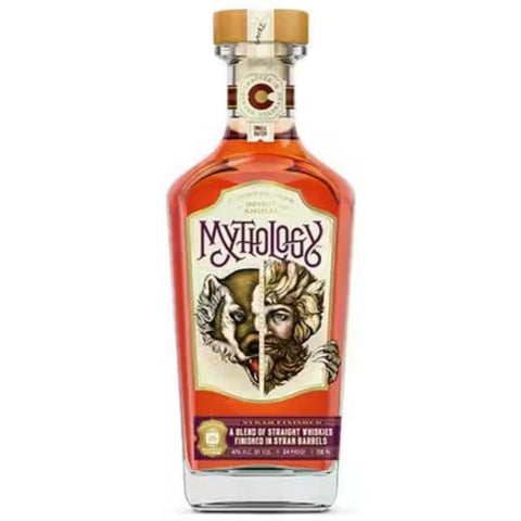 Syrah-Finished Straight Whiskey 750ML Mythology Distillery