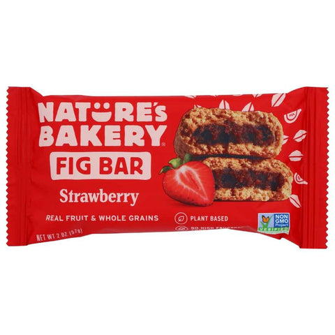 Whole Wheat Fig Bars Strawberry Snack Bars NATURES BAKERY
