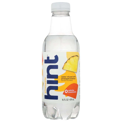 Pineapple Hint Water Refreshing Pure Natural Flavored Water 16 fl oz