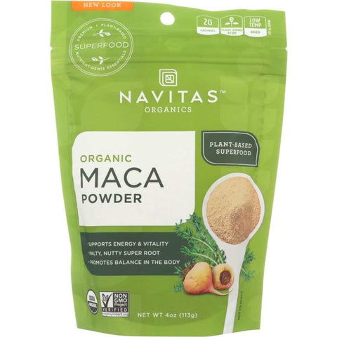 Organic Maca Powder 4 oz Supplement NAVITAS
