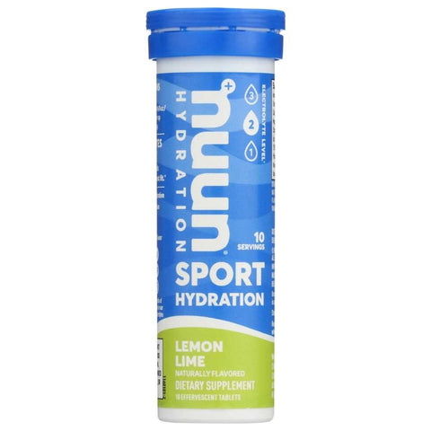 Hydrating Electrolytes Lemon Lime Sport Tablets NUUN