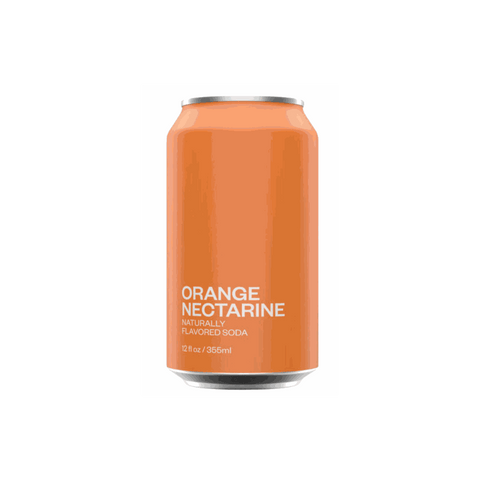 Orange Nectarine Refreshing Soda 12 fo UNITED SODAS OF AMERICA